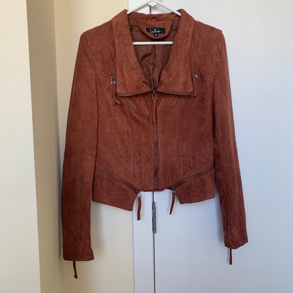 Lulu’s Rust Suede Moro Jacket - Picture 4 of 7